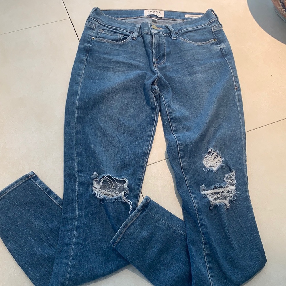 FRAME denim skinny jeans